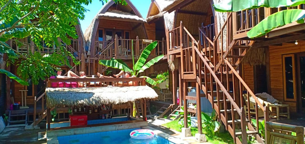 Deep House Bungalows Gili Trawangan Esterno foto